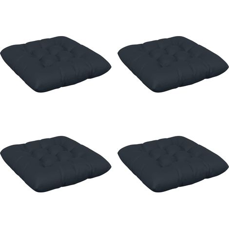 Coussins de siège VIANEN 4 pc 100 % polyester Bleu foncé – aménagement extérieur (1/5)