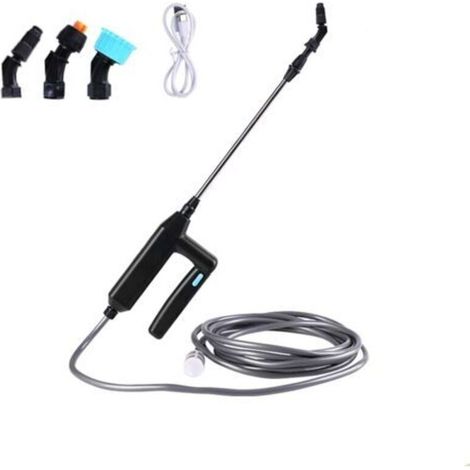 Pulvérisateur électrique, Lance Telescopique Pulverisateur Electrique Toiture, USB Rechargeable Pulvérisateur Jardin, Portable Pulvérisateur Jardin avec Buses et 3M de Tuyau (1/5)