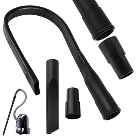 Long Flexible Suceur Aspirateur, 62cm Embout Aspirateur pour Tous Les Aspirateurs avec Raccord 35/32mm, Embout Aspirateur Universel pour Le Nettoyage Sous Les Meubles et Les Sièges de Voiture (1/5)