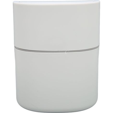 Poubelle de bureau 2L avec couvercle à pression - Anti-odeurs et compacte pour espaces réduits (1/5)