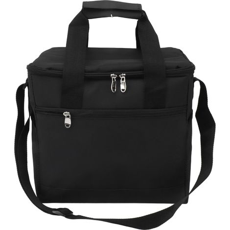 Sac isotherme pliable 15L grande capacité, étanche et isolant, sac alimentaire de conservation pour plage, pique-nique, camping, barbecues noir (1/5)
