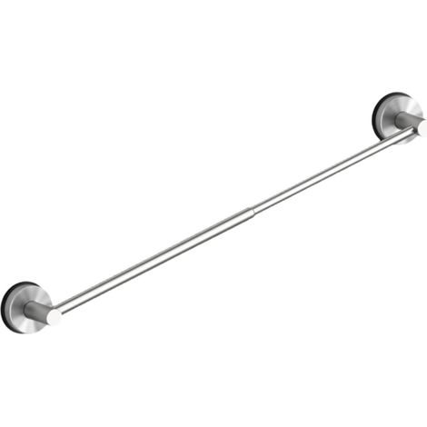 Porte-serviettes rétractable en acier inoxydable, gain de place, fixat (1/5)