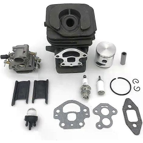 Kit moteur de rechange pour tronçonneuse Husqvarna 236 240 235 : cylindre, piston, carburateur et joint de 39 mm (réf. 545050417)