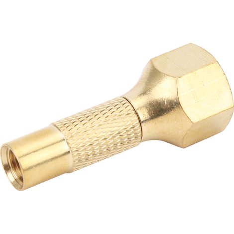 Valve gonflage pneu Twist On Air, laiton portable, filetage interne 1/4 NPT, pour voiture moto scooter (1/5)