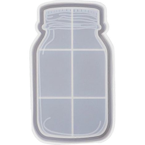 Moule à miroir pour bouteille en résine époxy cristal DIY, plateau pour bougie parfumée, moule à miroir