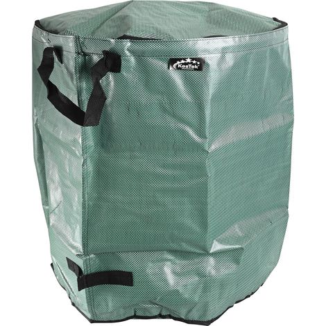 KesTek Gartentasche Laubsack Gartenabfallsack 272L 3er Set Deckel Reissverschluss (1/5)
