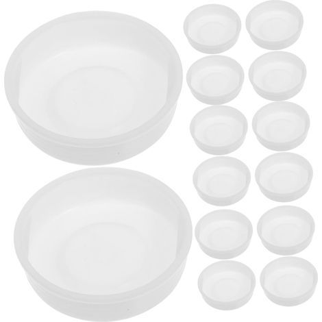 Lot de 20 bouchons ronds en plastique tubes papier kraft (1/5)