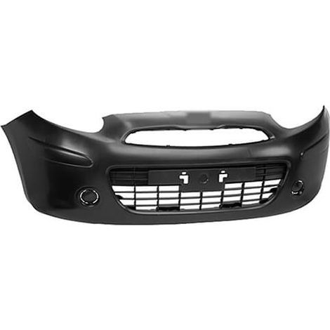 Pare-choc avant noir Nissan Micra K13 phase 1 2010-2013