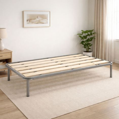 Talamo Italia Einzelbettbasis Mariaelena, Orthopädischer Sockel mit gehobelten Latten, 100% Made in Italy, Cm 80x190h 31 (1/3)