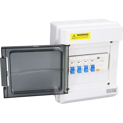 Tableau électrique 3 modules 230V 63A 30mA Interrupteur différentiel+RCD+3 disjoncteurs (6A+16A+32A) coffret fusibles style AU (1/5)