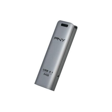 PNY FD64GESTEEL31G-EF unidad flash USB 64 GB 3.2 Gen 1 (3.1 Gen 1) Acero inoxidable (1/4)