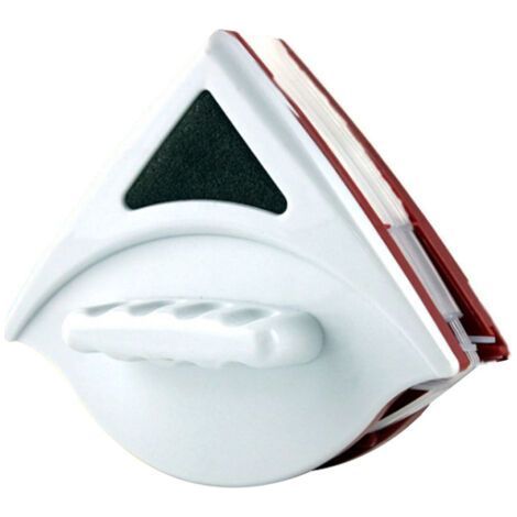 Nettoyeur de vitres magnétique pour Double vitrage 15-24 mm, équipement de Nettoyage de vitres Professionnel avec poignée Ergonomique magnétique puissante - Rouge (1/5)