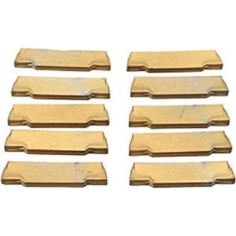 SET 10 INSERTI PER UTENSILI TORNIO DA TAGLIO - 3mm - MGMN300-M LF9018 PLACCHETTE TRONCATURA