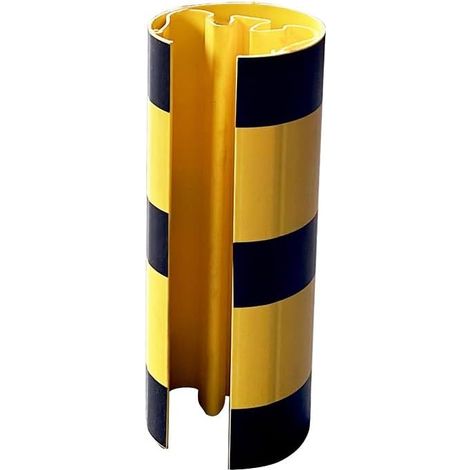 Protections de poteaux de rayonnage haute visibilité, protections d'an (1/5)