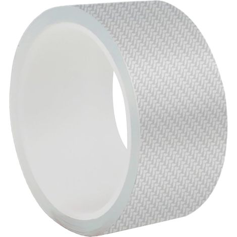 Film de protection en fibre de carbone pour seuil de porte de voiture, compatible avec la plupart des voitures, Transparent, 5 cm x 10 m x 0,5 mm (1/5)