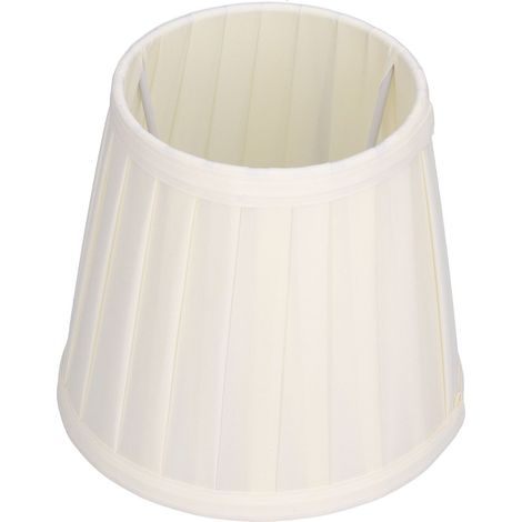 Lot de 3 abat-jour en tissu 15 x 14 x 10 cm, sûrs et raffinés, pour lustre, haute transmission de la lumière (1/5)