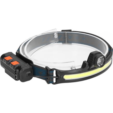 Mini-Multifunktions-LED-Stirnlampe mit XPG+COB-Gestensensor, wasserdicht und leistungsstark für Jagd, Angeln, Camping, Wandern und Outdoor-Abenteuer (2er-Set mit integriertem Akku) (1/5)