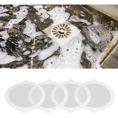 Filtro para desagüe de ducha – 50 unidades, fabricado en fibra de vidrio – Malla de 3 mm – Diámetro de 11 cm – Práctico e higiénico (1/5)