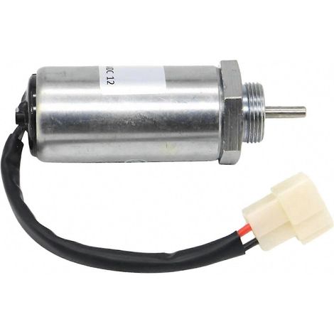 Contacteur d'arrêt moteur 12V pour excavatrice ISUZU EX400, compatible 3LD1, 3LD2, 4LE1, interrupteur d'urgence, pièce détachée 897329-5680, remplacement fiable, équipement de chantier. (1/5)