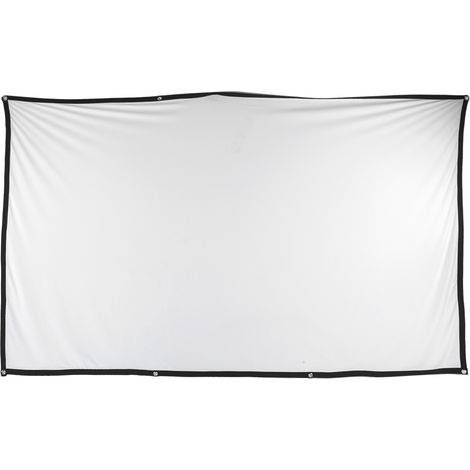 Écran de Projection Mobile 100 Pouces 16:9 pour Cinéma Maison et Extérieur