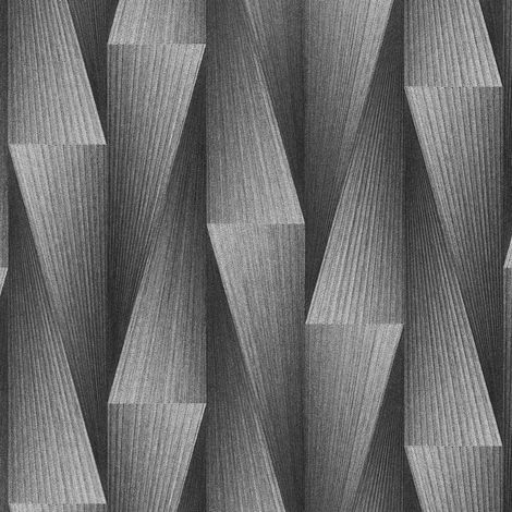Vliestapete - Fashion for Walls 5 - Anthrazit Silber Grau Geometrisch GMK Erismann - 1052629 (1/5)