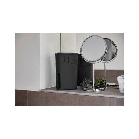 Déshumidificateur WENKO Drop Noir 2 x 1000 g sans électricité absorbeur d'humidité design écologique pour espaces jusqu'à 80 m³ absorbeur d'humidité calcium chlorure rechargeable efficace sans courant (1/5)
