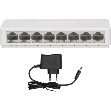 Répartiteur de Hub de réseau domestique de commutateur Ethernet non géré Gigabit à 8 ports pour caméra de Surveillance (1/5)
