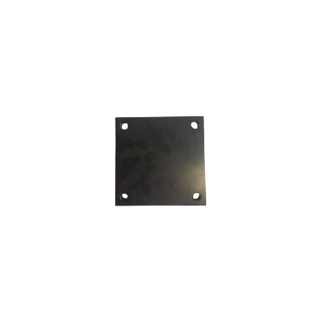 Platine acier percée 150x150x10 (1/2)