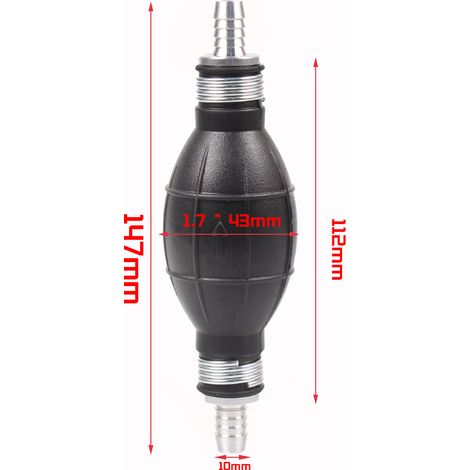 10mm Rubber Hand Pump for Cars, Boats, and Motorcycles - Gasoline Pump & Diesel Hand Pump (1/4)