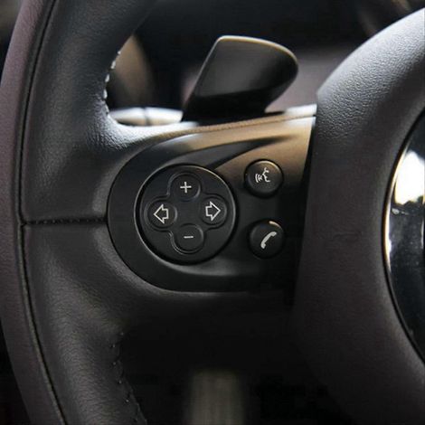 Multifunktions-Lenkradknopfabdeckung für MINI Cooper R55 R55 R57 R57 R58 R59 (1/5)