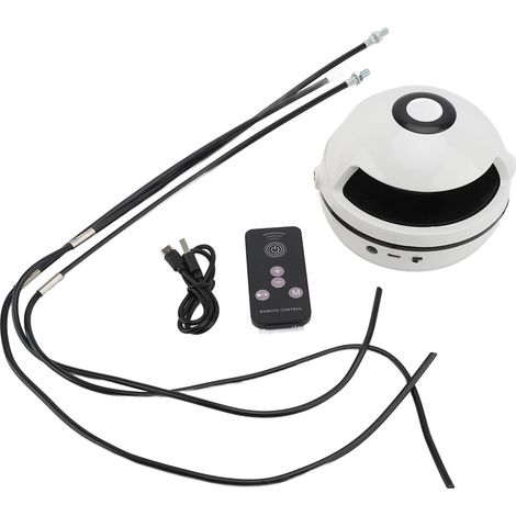 Machine à sauter musicale intelligente, automatique et électrique, pour enfants, blanc (1/2)