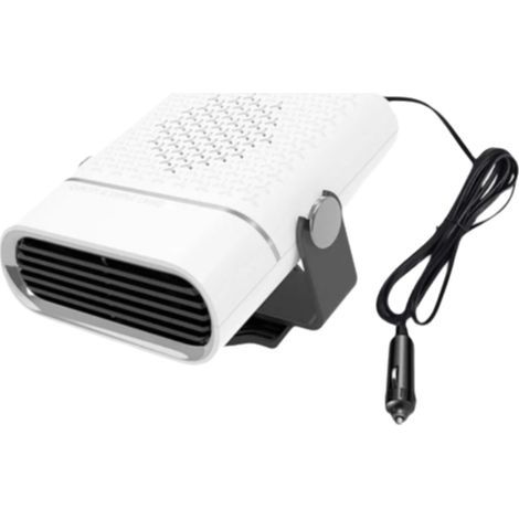 Chauffage de voiture compatible avec tous les véhicules 12V. se branche via la prise allume-cigare. conception portable. thermostat de voiture réglable (1/5)