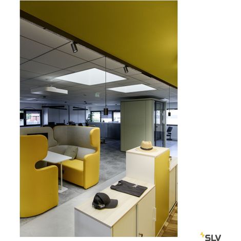 Réflecteur darklight DALI spot noir 48V IN-LINE 14W 3000k IRC90 - SLV 1006635 (1/2)