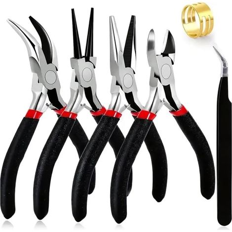 Jewelry Making Pliers Set Professional Tools for Beading and Crafting Versatile Set for Designers and Hobbyists