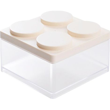 Niedliche Aufbewahrungsbox für den Schreibtisch, vielseitiger Kunststoff-Organizer für Kosmetik, Schmuck, Snacks und Bürobedarf (1/5)