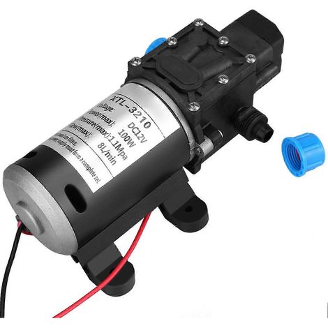 Pompe à eau 12 V CC 160 PSI, débit 8 litres/minute, utilisée pour le nettoyage haute pression. (1/5)