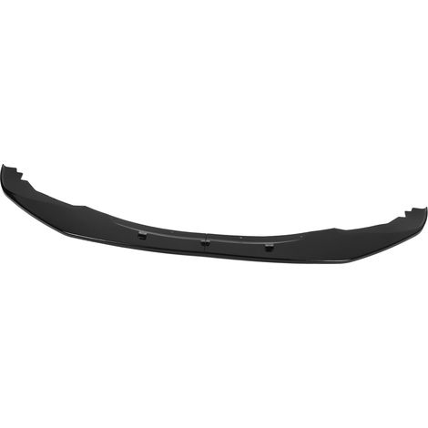 Lame de pare-chocs avant en 2 parties, diffuseur et protection pour pare-chocs avant, compatible avec BMW Série 1 F20 F21 (avant restylage), finition M-Sport, noir brillant (1/5)