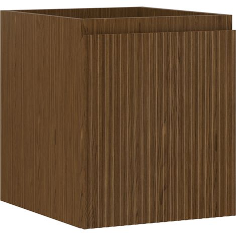 Mexen Rivel Badezimmerunterschrank 40 cm, 1 Schublade, geriffelt, Nuss - 91A20-04047-1-BF86 (1/5)