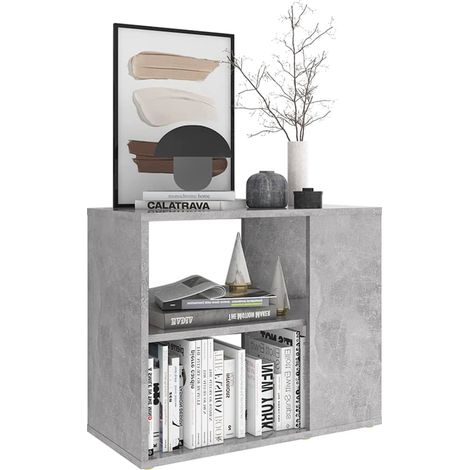 Armoire latérale Gris béton 60x30x50 (1/5)