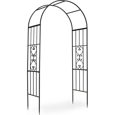 Metal Garden Arch with Arched Top for Climbing Plants (1/5)