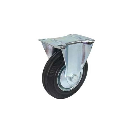 RUOTE INDUSTRIALI FISSE CON PIASTRA ø MM 85 PIASTRA MM 100X80 - FER-154758