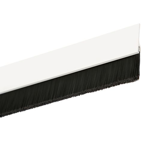 Guarnizione Porta In Pvc Bianco Con Spazzola 1 Metro