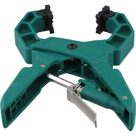 Pince à ressort de menuiserie 0-50mm nylon vert, pour meuble (1/5)