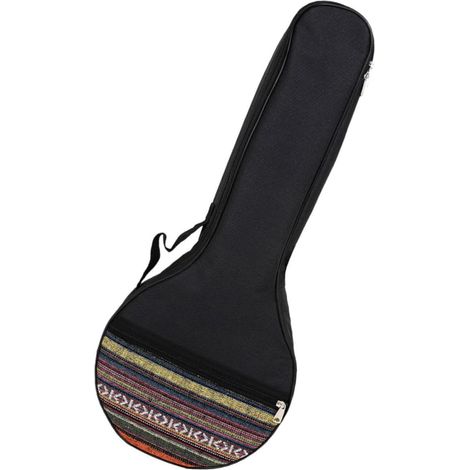 26-inch 4-string banjo carrying bag with adjustable shoulder strap, sheet music pocket, suitable for travel and gigs (1/5)