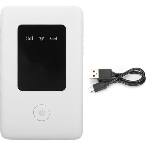 Routeur WiFi Mobile 4G LTE CAT4, Hotspot Portable Haut Débit 150Mbps, Compatible Europe Asie Afrique, Modem 3G/4G Voyage E6D (1/5)