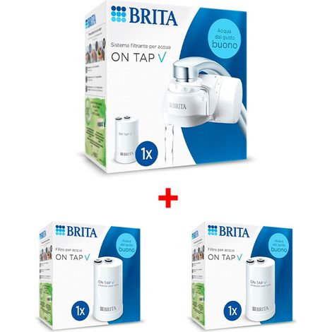 Brita Sistema filtrante On Tap Pro V Per il Rubinetto Sistema + 3 Filtri