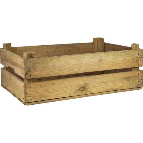 gebrauchte Obstkiste Holzsteige ohne Aufschrift  60x40x22cm (1/5)