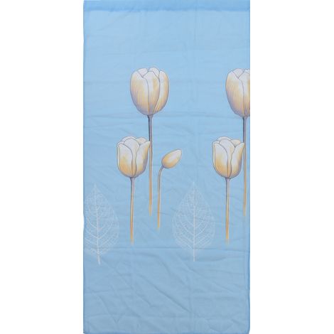 Voile Tendance INS Déco Fleurie Filtre Lumière pour Salon et Chambre (1/5)