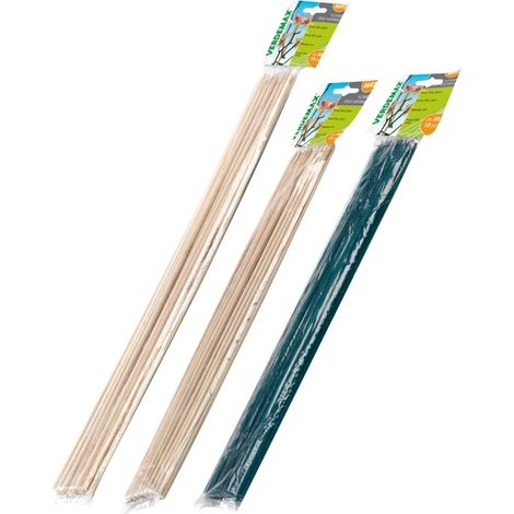 TUTORI IN BAMBOO NATURALE FLOWER STICK 60CM VERDEMAX GIARDINAGGIO