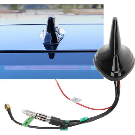 Antenne Universelle Aileron de Requin 12V FM AM GPS DAB pour Voitures, Bateaux, Camions